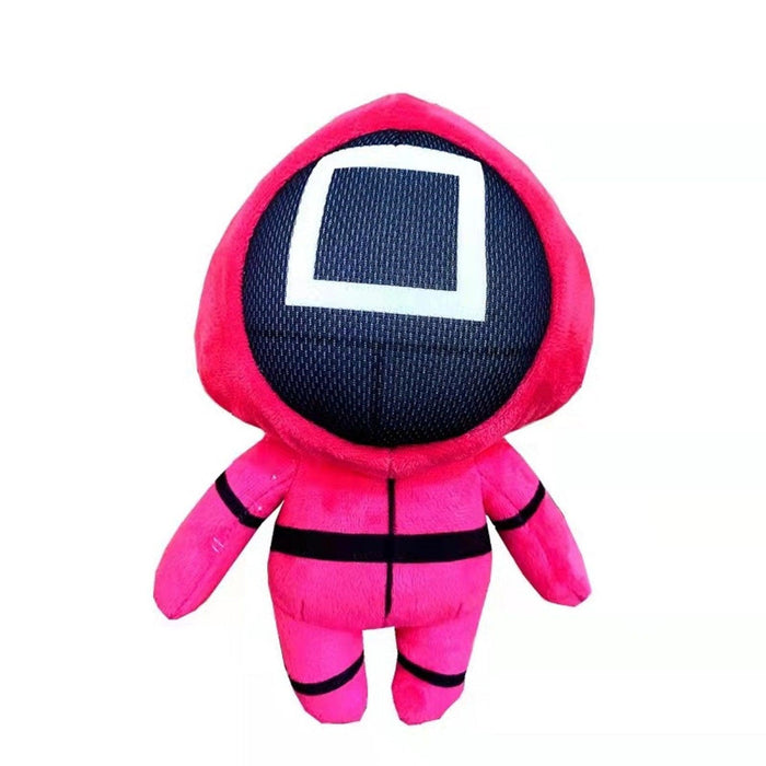 Squid game plush doll Pink in square