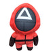 Squid game plush doll Red in triangle