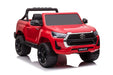 Toyota Hilux Kids ride on Car right side view in Wine Red Color