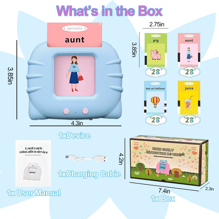 Whats in the box Pocket Speech in blue